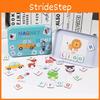 Wooden Word Magnetic Puzzle For Kids Educational Toy Learning Alphabet Set Play