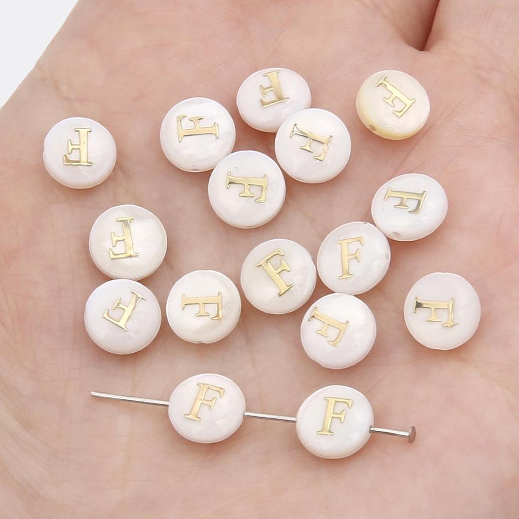 Gold Foil Seashell Beads: DIY Jewelry Making Materials for Bracelets, Necklaces, and Pendants