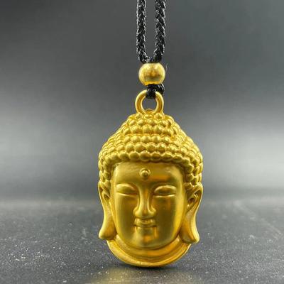 Wysokiej Jakości Naszyjnik z Zawieszką Głowy Buddy Dla Mężczyzn Kobiet Amulet Naszyjnik Buddyjska Biżuteria Religijna Akcesoria Prezenty