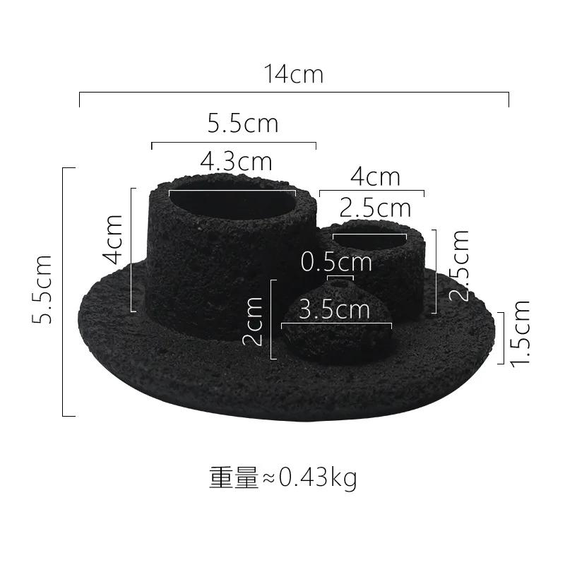 

Sage thread incense Peruvian Holy wood burning tool container Multi-functional burning tray Retro ceramic tray candle holder 14X5.5CM