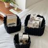 Cotton Rope Storage Basket Handmade Minimalist Organizer Desk Cosmetics Remotes Stationery Small Items