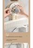 Warde Wall-Mounted Kitchen Storage: Suction Cup Pot Lid & Cutting Board Rack with Detachable Drip Tray.