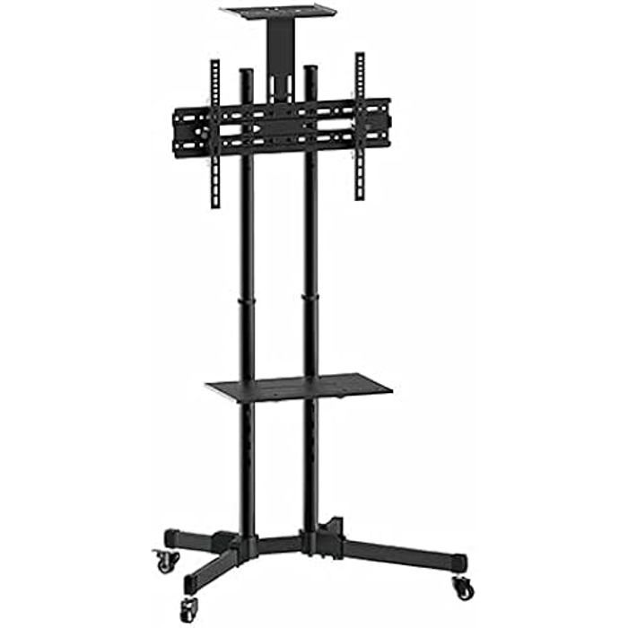 TM Electron TMSLC324 Support de Pied Universel avec roulettes pour écrans ou téléviseurs LED, OLED, LCD, Plasma de 37" à 70", Max