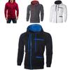 Cozy Men's Autumn Winter Hoodie Hooded Sweatshirt With Drawstring And Full-zip Closure