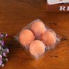 50Pcs 4 Grid Egg Carrier Transparent Space Saving Egg Container for Refrigerator Freezer Cabinet Organizer Storage Box