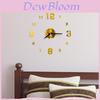 Elegant 3d Diy Acrylic Digital Wall Clock For Creative Home Living Room Decoration