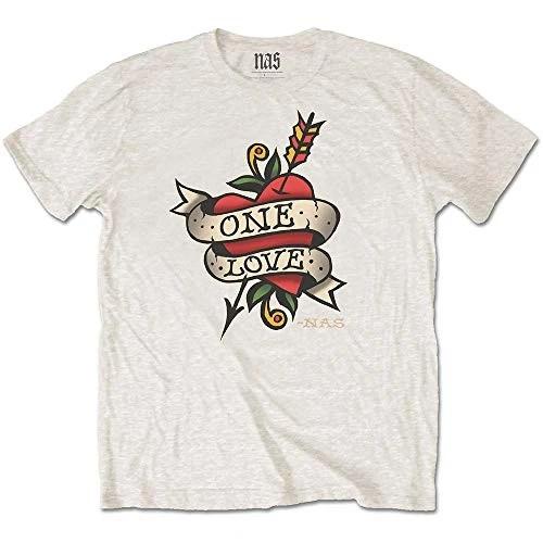 Nas NASTS02MNAT01 T-Shirt, Natural, Small S