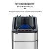 Jieanhui Smart Induction Trash Can with Lid for Bathroom, Kitchen, and Living Room - Automatic Packaging