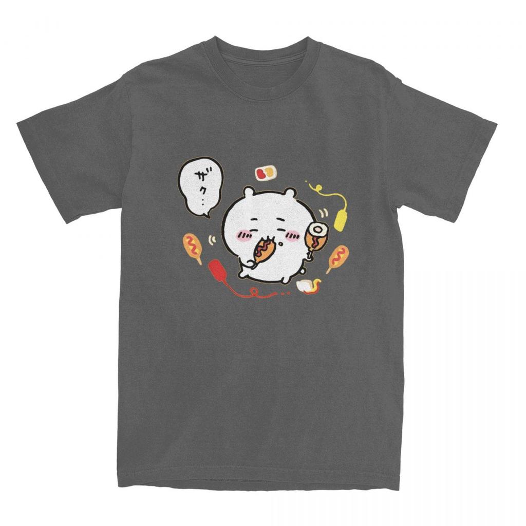 Miniso   Chiikawa T-Shirt Japan Mniniso Harajuku T-Shirts Short-Sleeve Y2K Fun Tops Summer Cotton Crewneck Oversized Tees