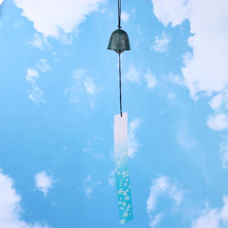 Creative Cast Iron Wind Chime Hanging Decoration Metal Retro Hanging Leaf Bell Balcony Outdoor Garden Hanging Decoration