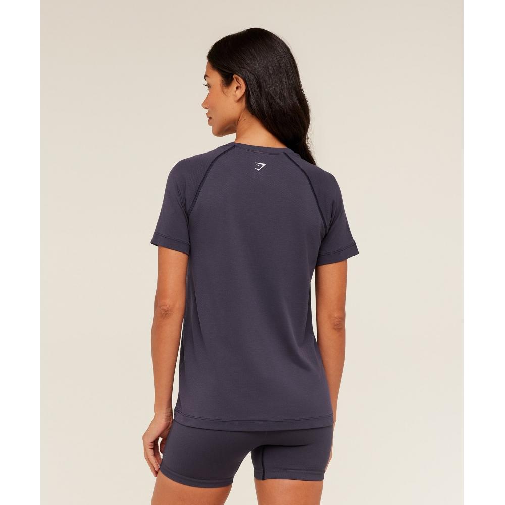 Gymshark ViTal LighT T shirT midnighT Purple Marl B2a4i Pcd7