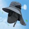 Caps Mask Set Bucket Hat Sunscreen Sun Hat Fishing Caps Fisherman Hat  Climbing