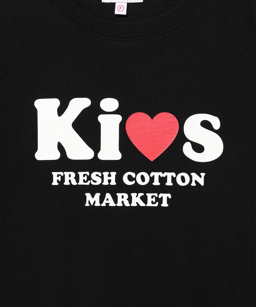 Kimseupeulesikoteunmakes I Love Kiss Tee Black