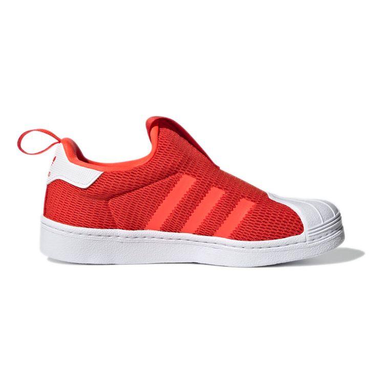 adidas Superstar 360 J Solarrot Kinder Sneaker Schuhe-Weiß Q46312