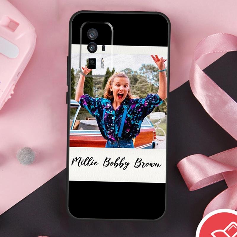 Millie Bobby Brown Case For Xiaomi 11T 12T 13T 14T Pro Mi 15 13 14 Ultra POCO X7 Pro X3 X5 X6 F5 F6 F7 Cover