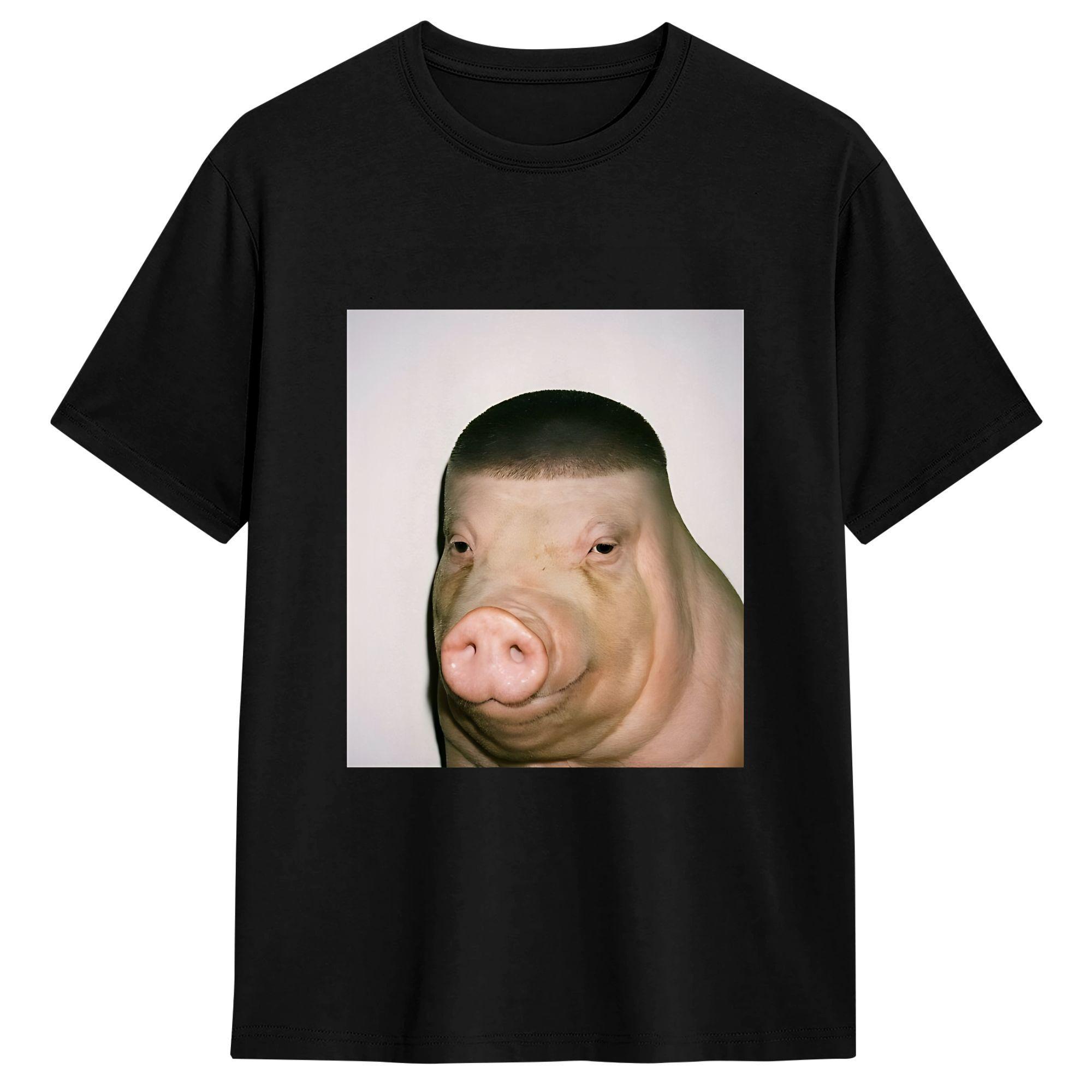 

Men T-Shirts Dequavious Pork Funny Dank Meme Vintage Cotton Tee Shirt Short Sleeve T Shirts Crew Neck Clothing Plus Size - ... S разноцветный