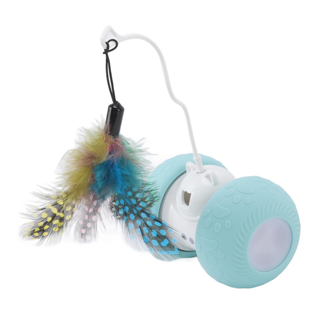 Interaktives Katzenspielzeug Elektrischer Quietschender Rollball USB Wiederaufladbar Intelligentes Automatisches Kätzchenspielzeug