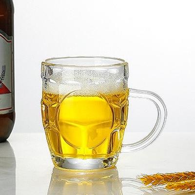 260ml/380ml Kreatives Weinglas Trinkgläser Wasserbecher mit Henkel Luxus Bierglas für Bierliebhaber Partyzubehör