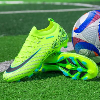 Stollen Herren Fußballschuhe Fußball Training Sportschuhe Widerstandsfähige Sneaker Pro-Qualität Lange Stollen Hohe Fußballstiefel für Qualität