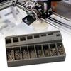 Compact Lightweight Screw Sorting Tray with Dimensions 17.5cm x 7.5cm x 6cm and Weight 135g for Portable Use