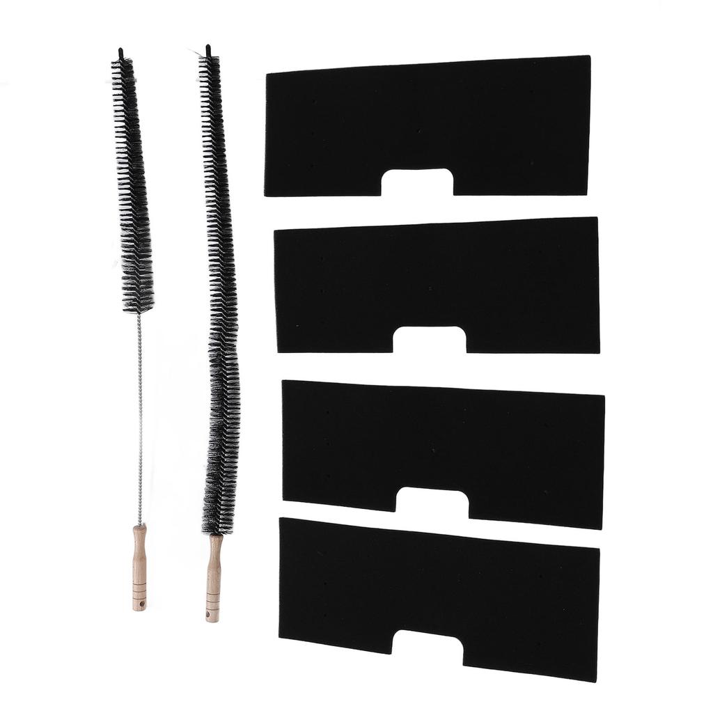 4PCS Washer Dryer Combo Lint Filters with 2 Dryer Vent Brushes Washable Reusable Washing Machine Lint Filter Replacement for WH01X35719