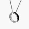 Men's 316L Titanium Steel Necklace - Non-fading, Versatile, Minimalist, Polished Clavicle Chain, Ideal Couple Gift.