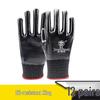 Men's Durable Anti-Slip Work Gloves - Cut-Resistant, Odor-Proof, Glass Handling, Thickened Rubber Protection