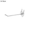 5Pcs Home Metal Hang Fits Perforated Panel Goods Shelf Storage Racks Retail Shop Peg Display Hooks
