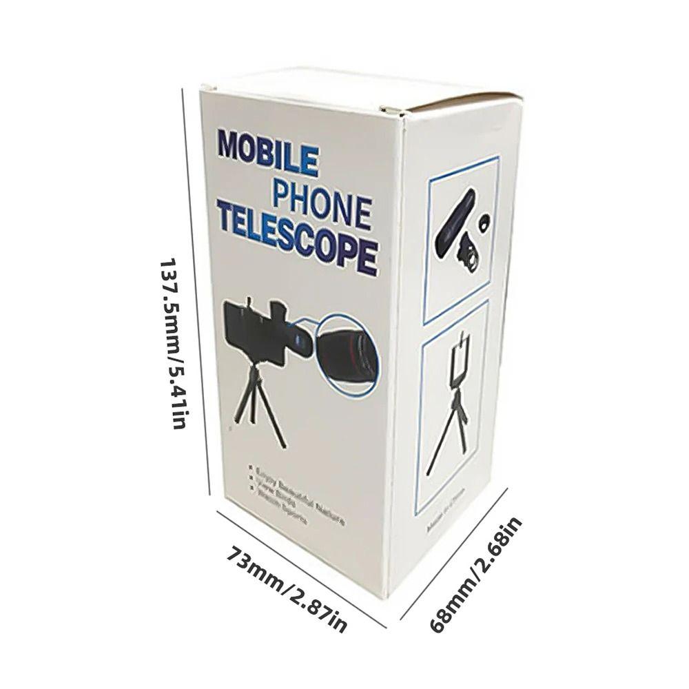 1Set New Clip-On Mobile Phone Camera Lens Zoom 18/28/36X Telephoto Lens Monocular Telescope for Camping Sports