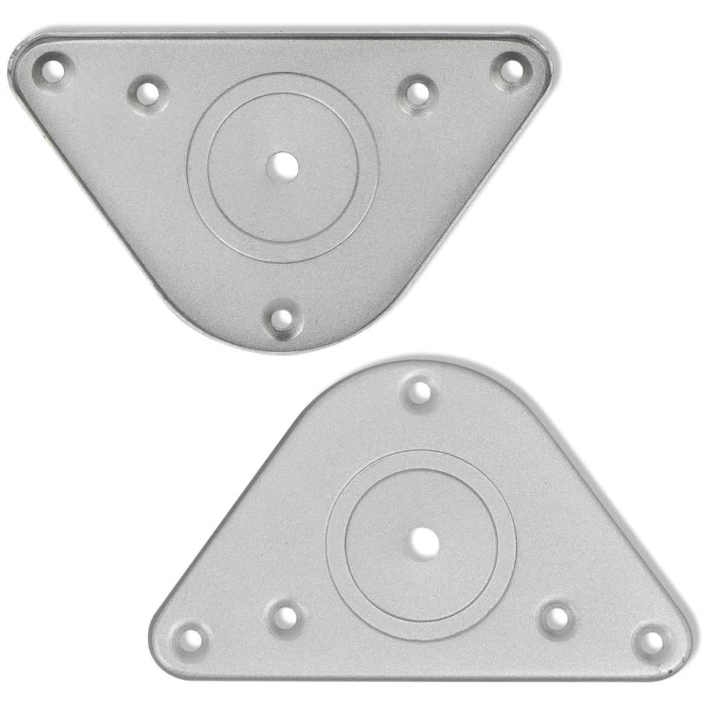 4 height adjustable table legs brushed nickel 1100 mm
