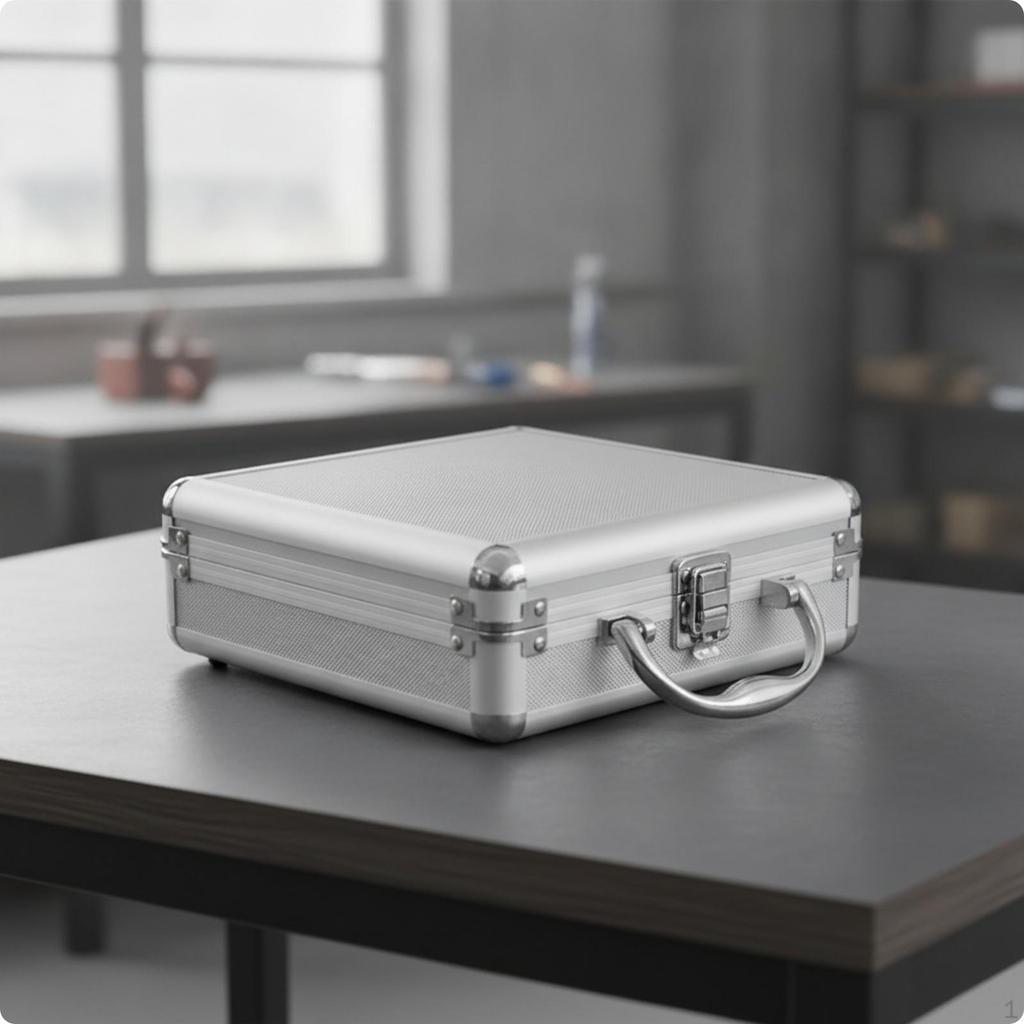 Aluminum Storage Case Safeguarding Tool Box Reinforced for Office
