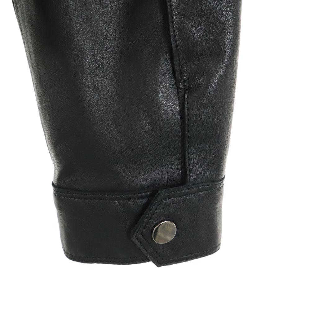 Armani Jeans Jehněčí kůže Biker bunda 38 černá Dámská Použitá