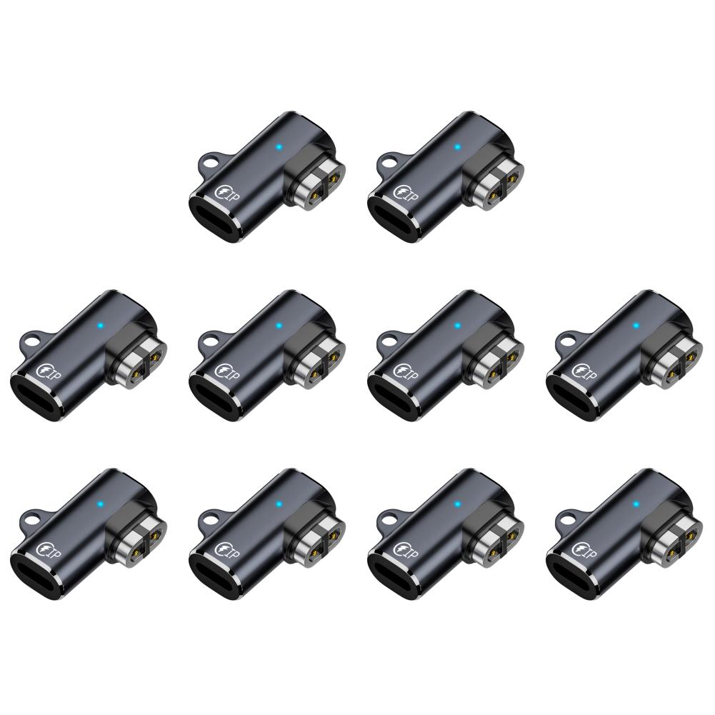 

Магнитный адаптер для iOS, адаптер для зарядного устройства для наушников Aftershokz(Боковой изгиб)