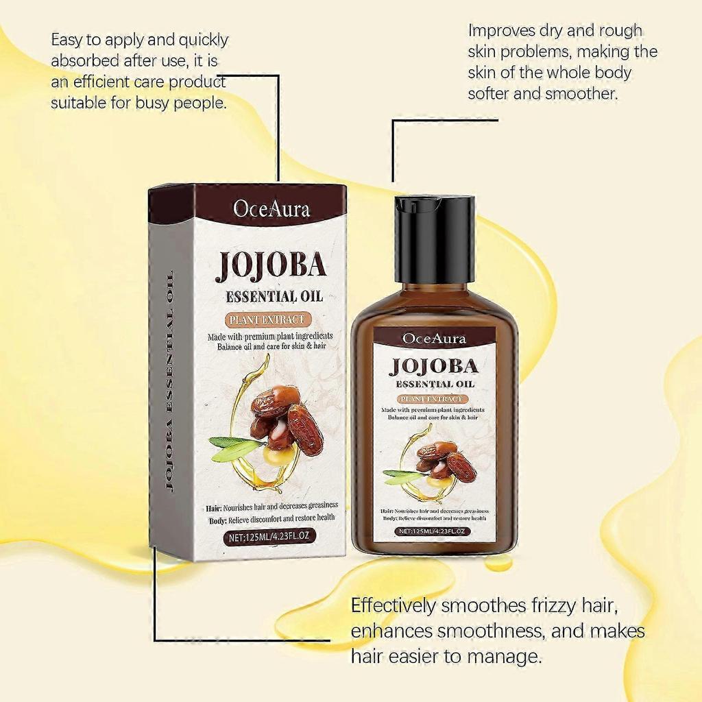 Jojoba Oil Moisturizes And Moisturizes Hair And Facial Body Massage Essentia Oil-lrg