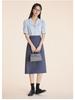 Elegant Blue Summer Short Sleeve Women's Professional Shirt for Commuting or Interviews