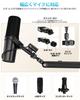 KUUVAN Microphone StandBoom Arm, 1.8kg Weight Capacity, Aluminum, for Condenser Microphones, Adjustable Angle, Foldable, Cable Management, Includes