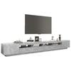 Vidaxl Szafka Pod Tv Z Oświetleniem Led, Szarość Betonu, 300X35X40 Cm