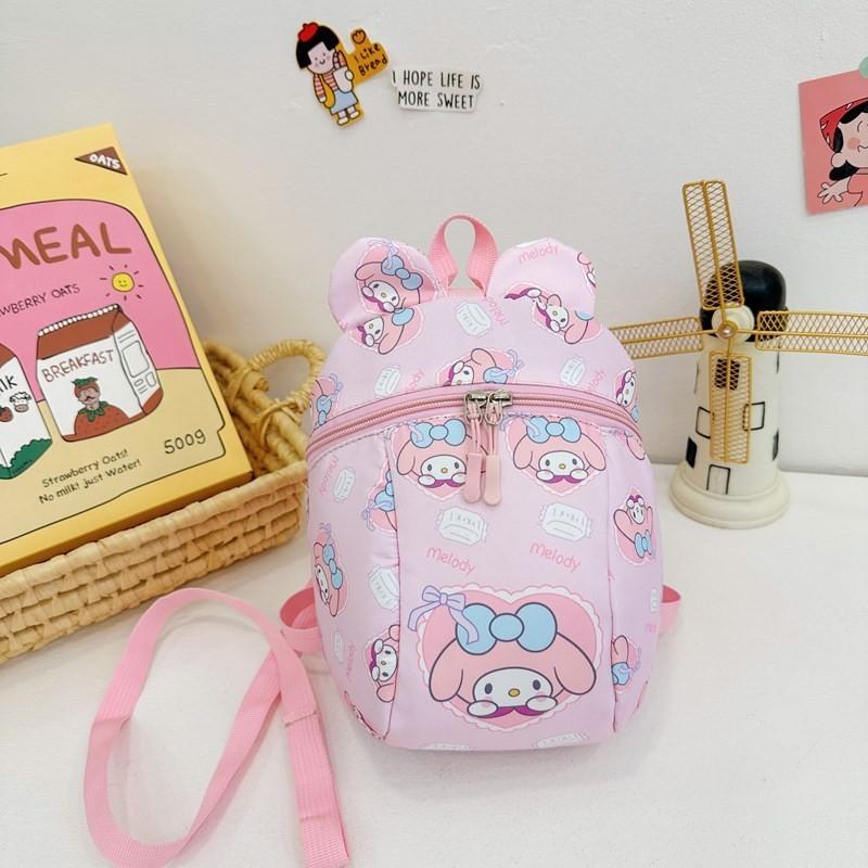 Adorable Cartoon Kids Backpack Nylon Material Cute Design For Boys And Girls