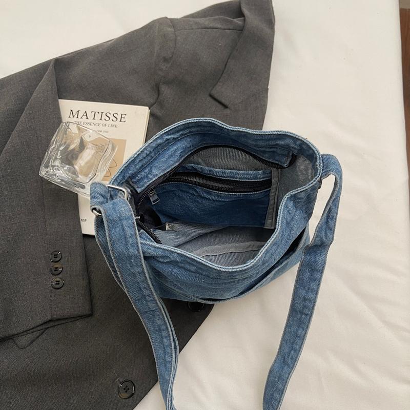 Borsa in Denim da Donna Borsa a Spalla Borsa a Tracolla Borsa per Cellulare