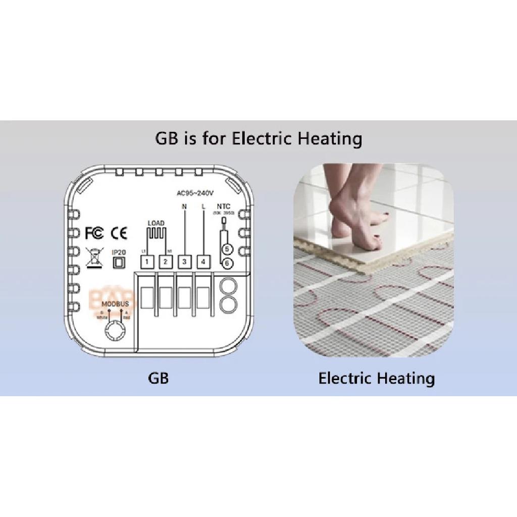 WiFi Smart Thermostat Temperature Control for Electric Floor Heating Water/Gas Boiler Temperature Tuya Google Home Alexa Yandex