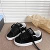 Hongkong-Stil Paar Schwarz-Platine Brettschuhe Trend Frühling Sommer Neu Retro Sport Moral-Trainingsschuhe