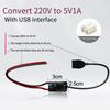 220V To 5V Transformer Wireless Camera Adapter Compact Size Convenient Use