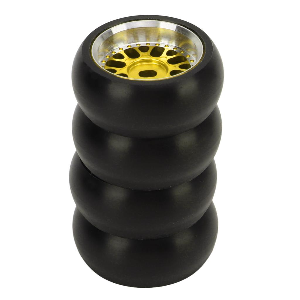 4pcs 16 Pairs RC Tire Aluminum Alloy Improving Stability Glossy for 128 RC Drift Tire for K969 for