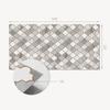 Vinyl Wall Panel with Print for Dining Room 100X50 Cm Mosaic Pattern with Shapes