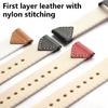 Classical Leather & Nylon Band Secure & Fashionable Watch Band Composite Weave Smartwatch Strap for GT5 18mm Interfaces 