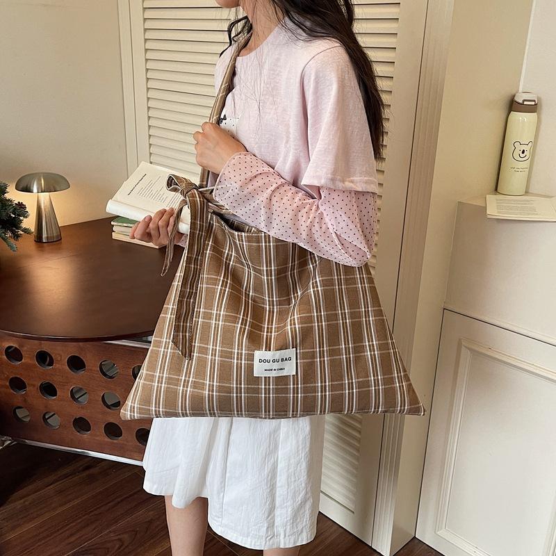 Lazy Wind Tote Bag - Classic Casual Fashion Large Capacity Shoulder Sling Bag Canvas Bag