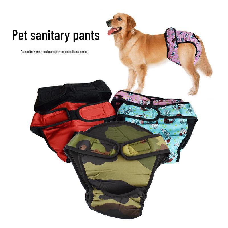 Anti-Estrus Dog Panties: Large Dog Menstrual & Anti-Harassment Sanitary Wear