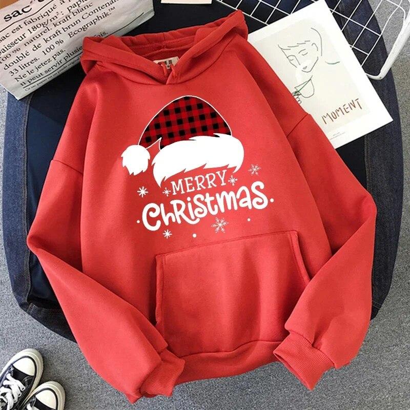 2023 Unisex Women Sweatshirt Unisex/women New Year Merry Christmas Hoodie Leopard Plaid Tree Tops Unisex Graphic Y2k Streetwear Male