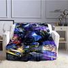 Mobile Legends Bang Bang Cartoon Printed Blankets Fashion Warm Flange Blanket Home Travel Blanket Bed Linings Birthday Gift