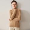 Women's Thickened Cashmere Stand Collar Sweater - Loose Fit, Zipper Lapel, Autumn/Winter 2024
